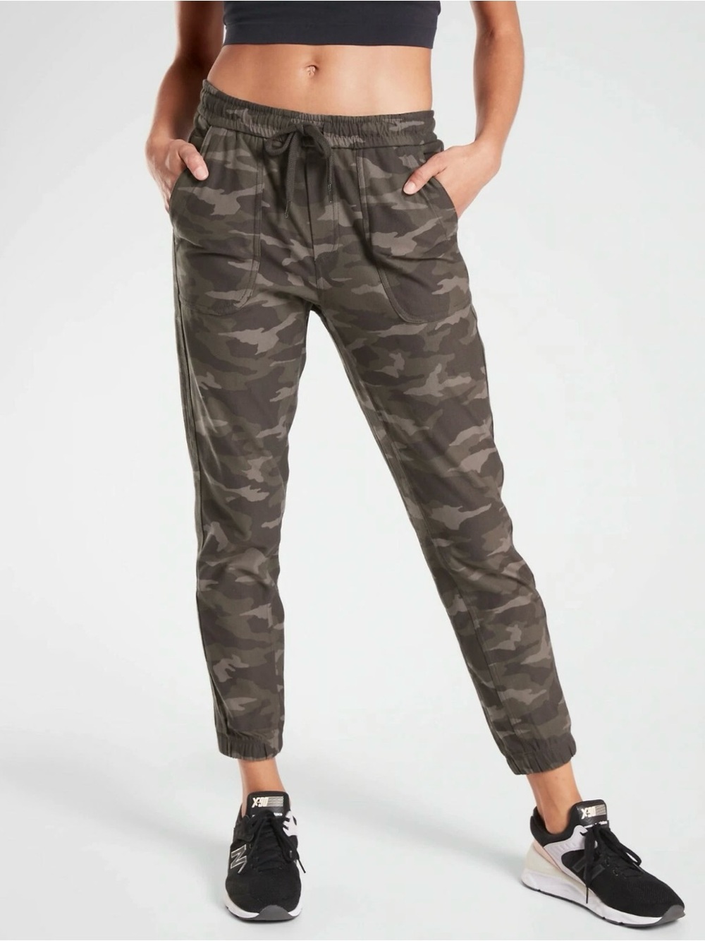Athleta Camo Farallon Joggers with Drawstring